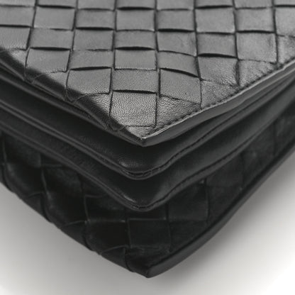Bottega Veneta Nappa Intrecciato Trio Pouch On Strap Black 8 of 8