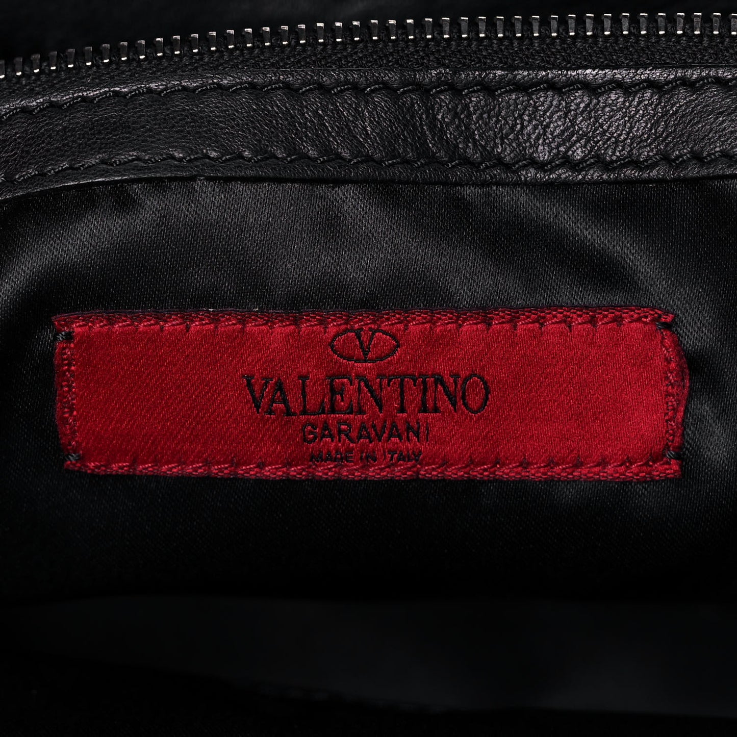 Nappa Pleated Petale Dome Tote Black