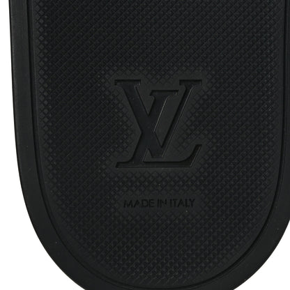Louis Vuitton Rubber Monogram Mens Waterfront Mules 10 Macassar 7 of 7
