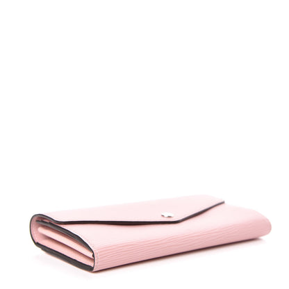 Louis Vuitton Epi Sarah Wallet NM Rose Ballerine 4 of 8