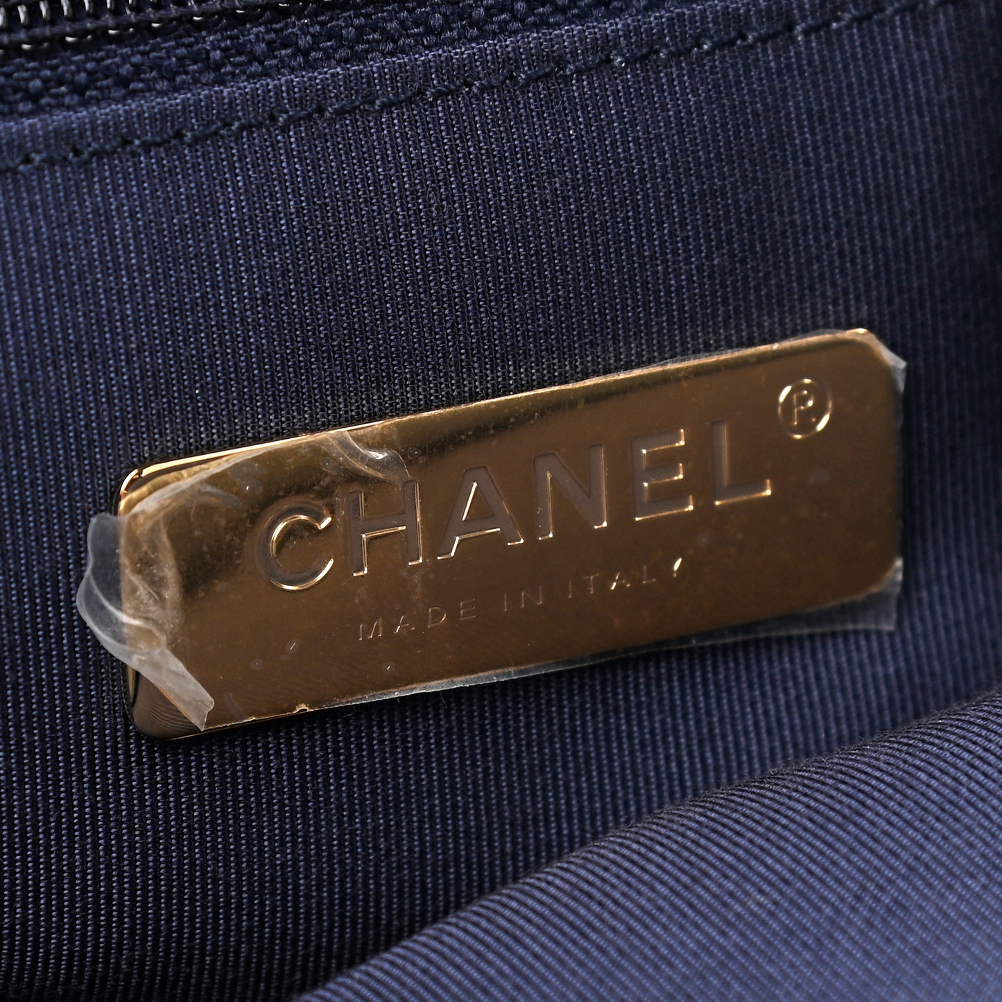 Denim Quilted Large Chanel 19 Flap Blue