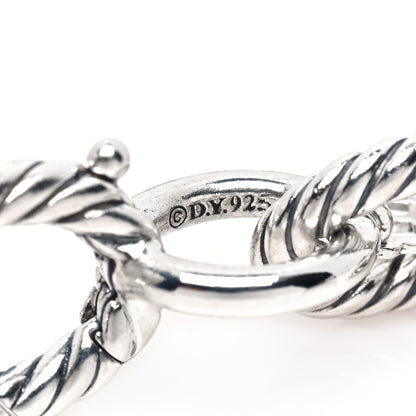 David Yurman Sterling Silver 10mm Medium Oval Link Bracelet 5 of 5