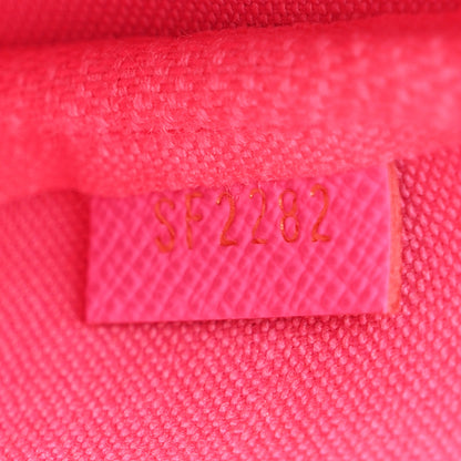 Louis Vuitton Monogram 2022 Christmas Animation Seoul Mini Pochette Accessories Fuchsia 7 of 7