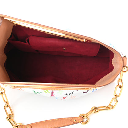 Louis Vuitton Monogram Multicolor Judy GM White 5 of 9
