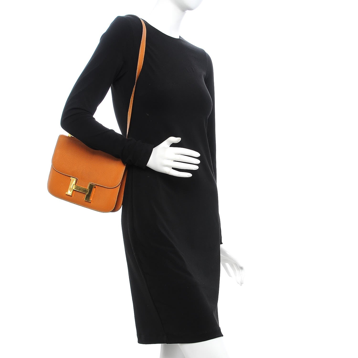 Hermes Peau Porc Constance 23 Gold 2 of 7