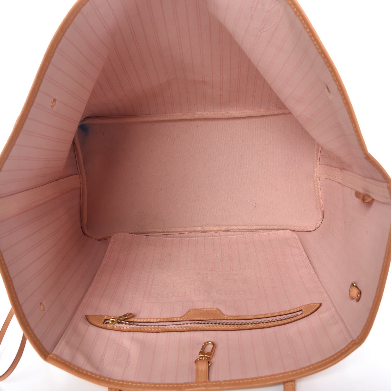 Louis Vuitton Damier Azur Neo Neverfull GM Rose Ballerine 6 of 14