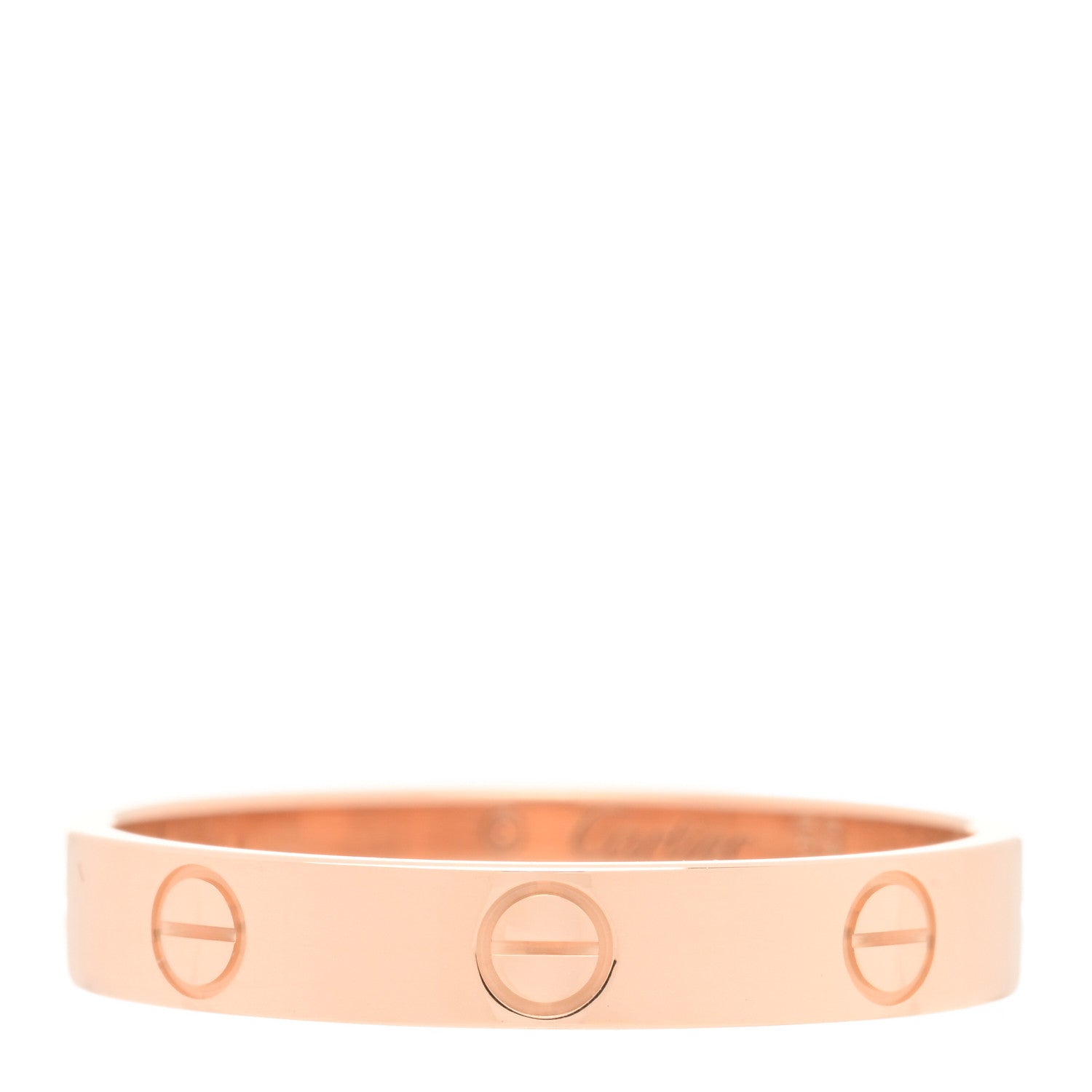Cartier 18K Pink Gold 3.5mm LOVE Wedding Band Ring 59 8.75 1 of 5