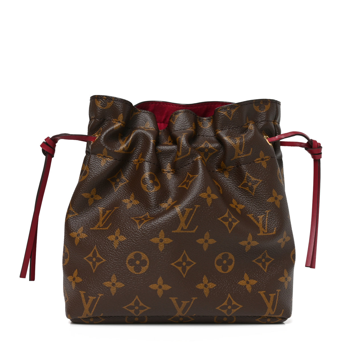 Monogram Pouch Noe Fuchsia