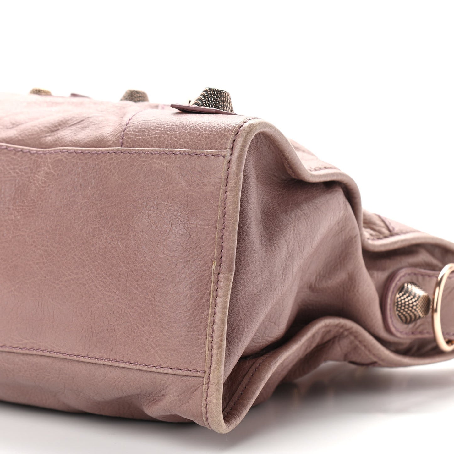Agneau Giant 21 Rose Gold Hardware City Parme