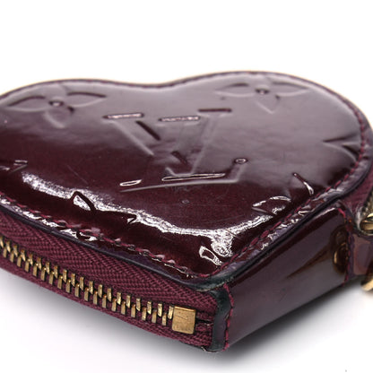 Louis Vuitton Vernis Coeur Heart Coin Purse Amarante 7 of 8