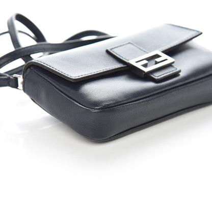 Fendi Nappa Micro Baguette Blue 8 of 10