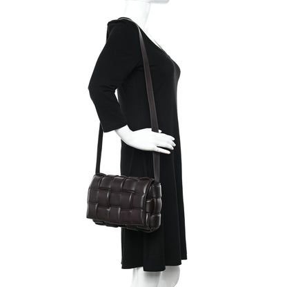 Bottega Veneta Nappa Maxi Intreccio Padded Cassette Crossbody Bag Fondente 2 of 10