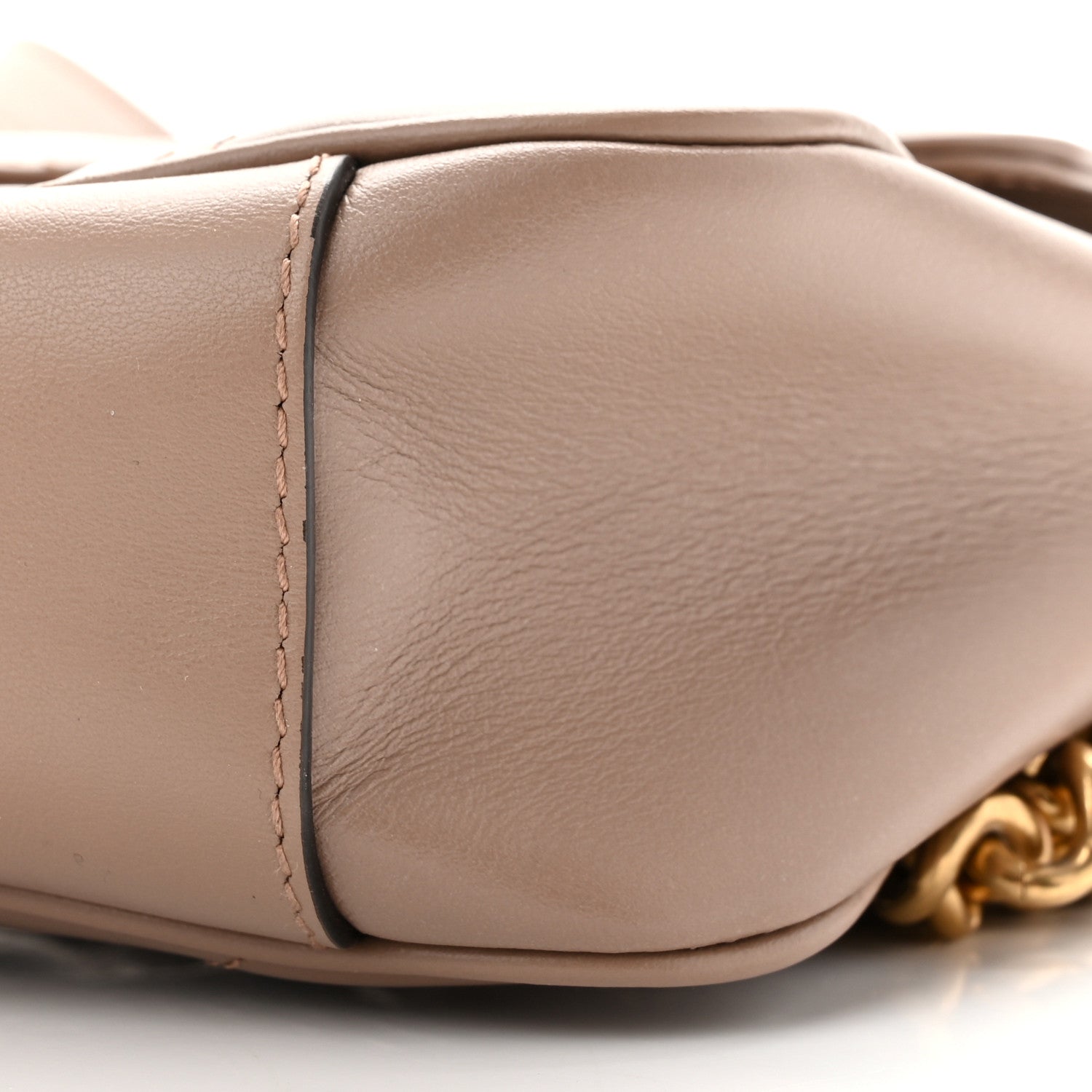 Gucci Calfskin Matelasse Small GG Marmont Shoulder Bag Porcelain Rose 10 of 10