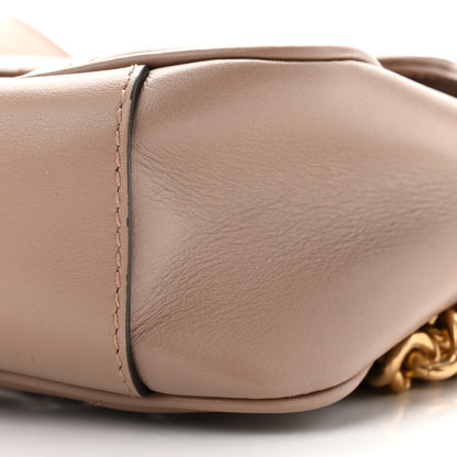Gucci Calfskin Matelasse Small GG Marmont Shoulder Bag Porcelain Rose 10 of 10