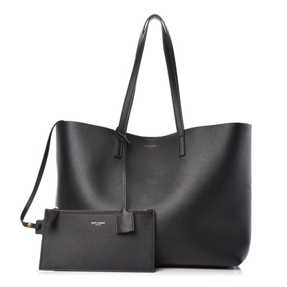 Saint Laurent Calfskin Large Shopping Tote Black 1 of 11
