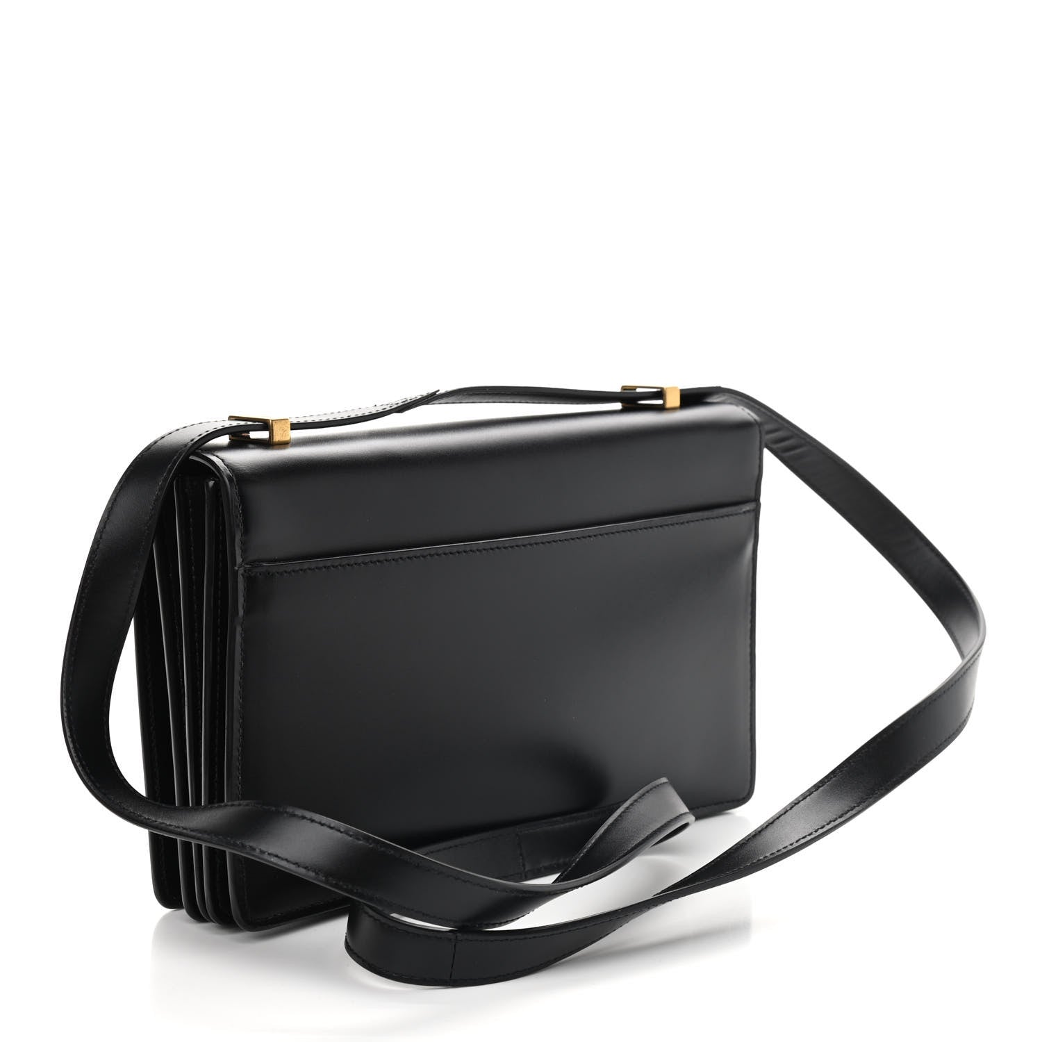 Saint Laurent Smooth Calfskin Shoulder Bag Black 3 of 9