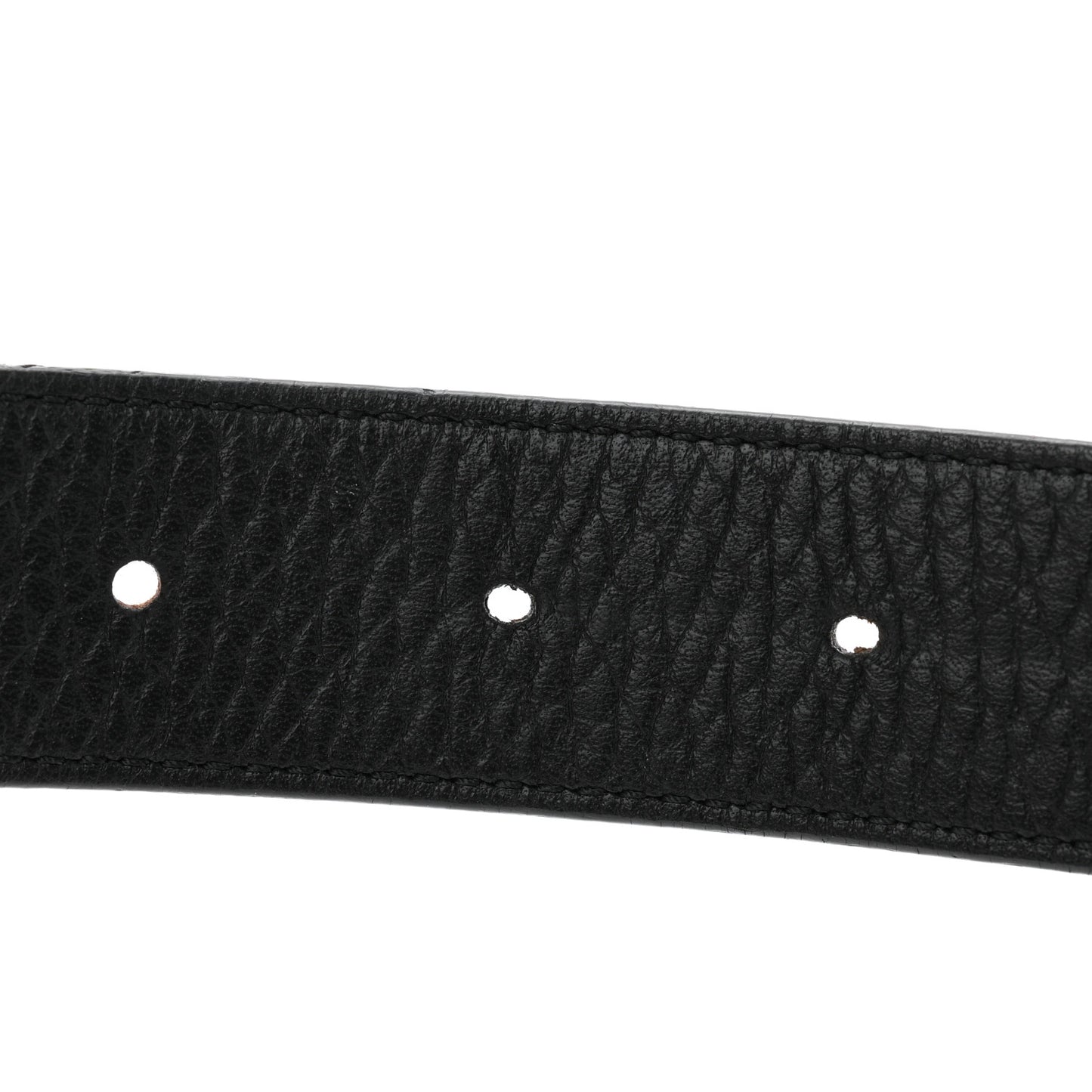 Taurillon Calfskin 30mm LV Initiales Reversible Belt 85 34 Black Brown