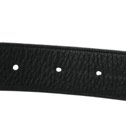 Louis Vuitton Taurillon Calfskin 30mm LV Initiales Reversible Belt 85 34 Black Brown 4 of 5