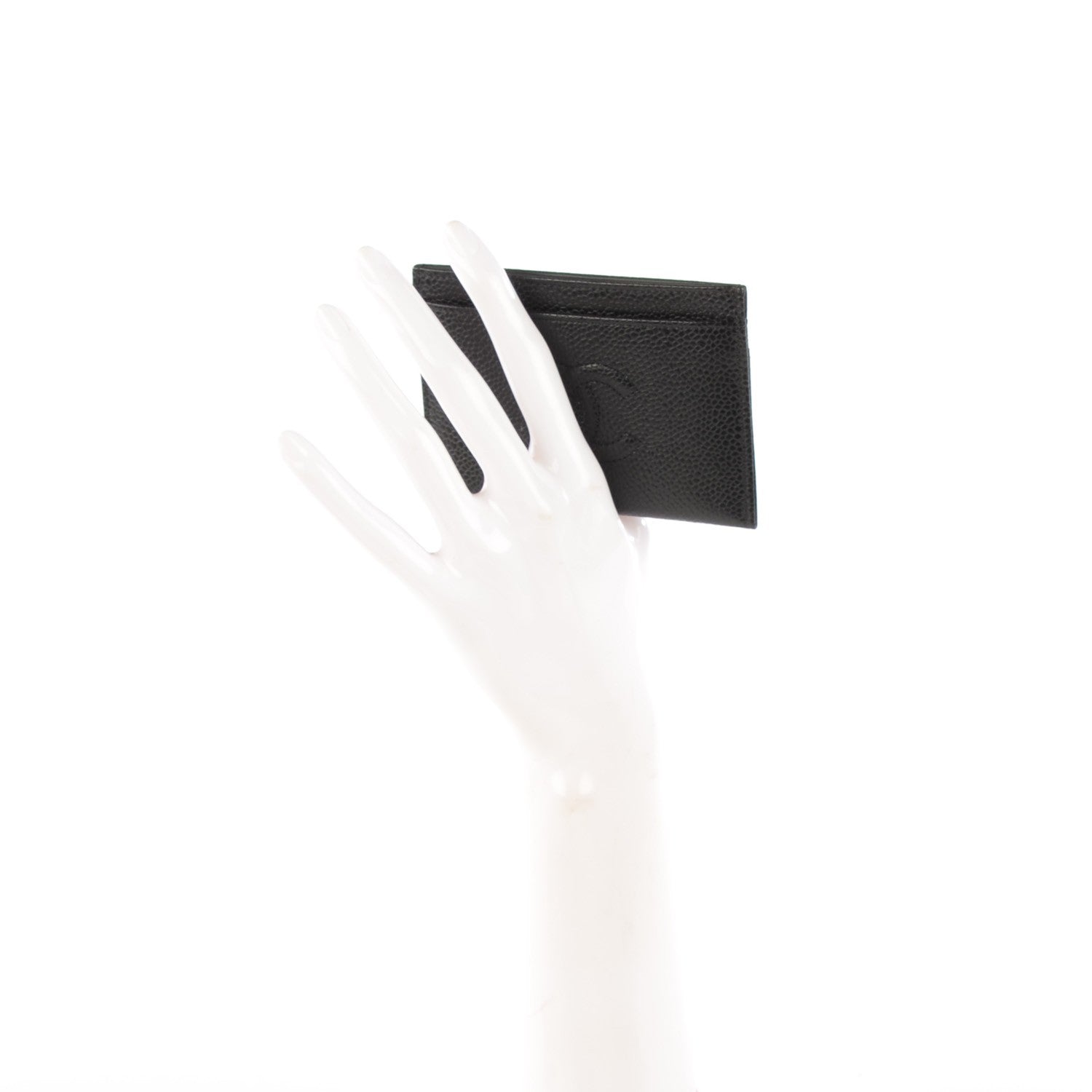 Chanel Caviar Timeless CC Card Holder Black 2 of 7