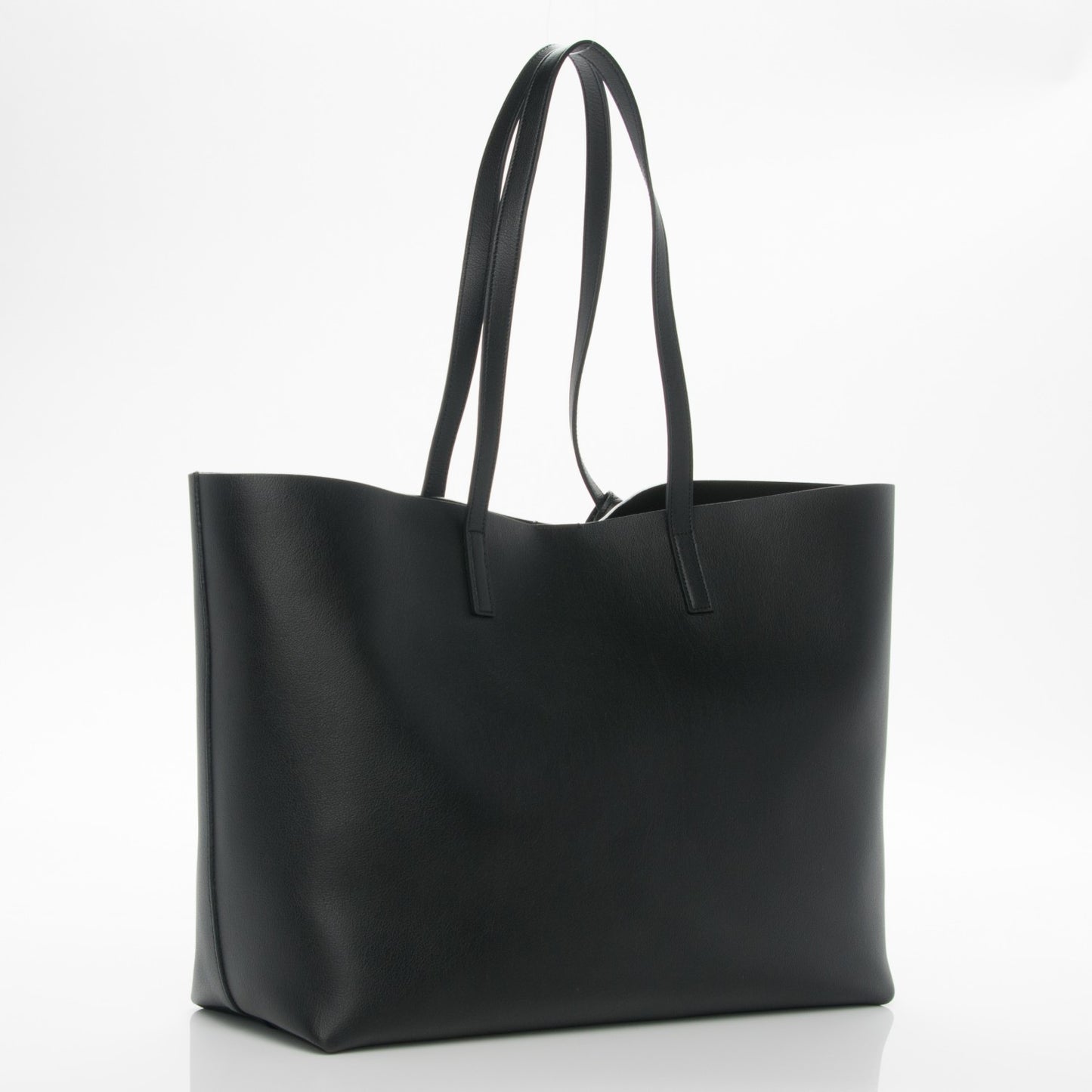 Calfskin Large Shopping Tote Black