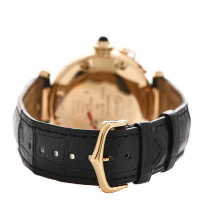 Cartier 18K Yellow Gold Alligator 38mm Pasha de Cartier Perpetual Calendar Quartz Watch 3 of 4