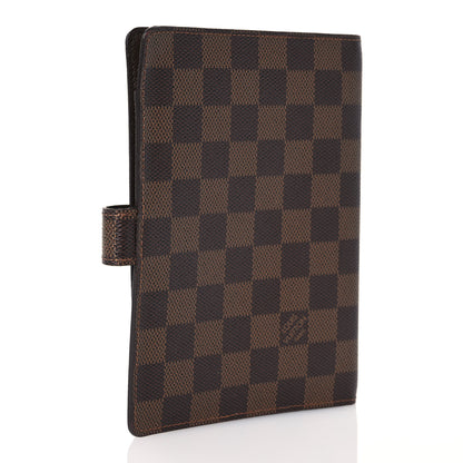Louis Vuitton Damier Ebene Medium Ring Agenda Cover 3 of 9