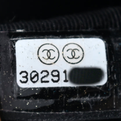 Chanel Canvas Sequin Medium Deauville Cosmetic Pouch Black 7 of 7