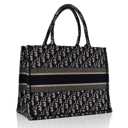 Christian Dior Oblique Medium Book Tote Blue Multicolor 3 of 15