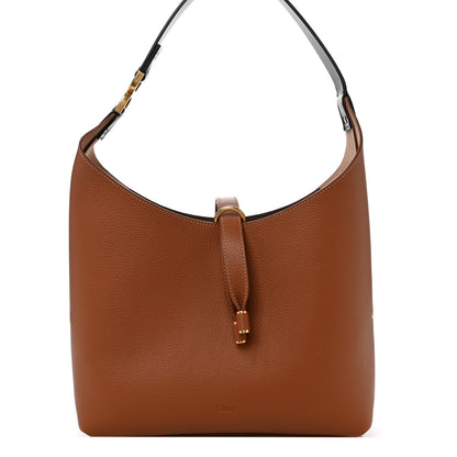 Chloe Grained Calfskin Small Marcie Hobo Bag Tan 1 of 10