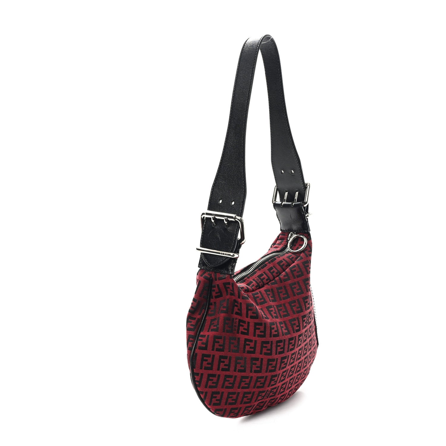 Fendi Zucchino Oyster Red Black 2 of 10