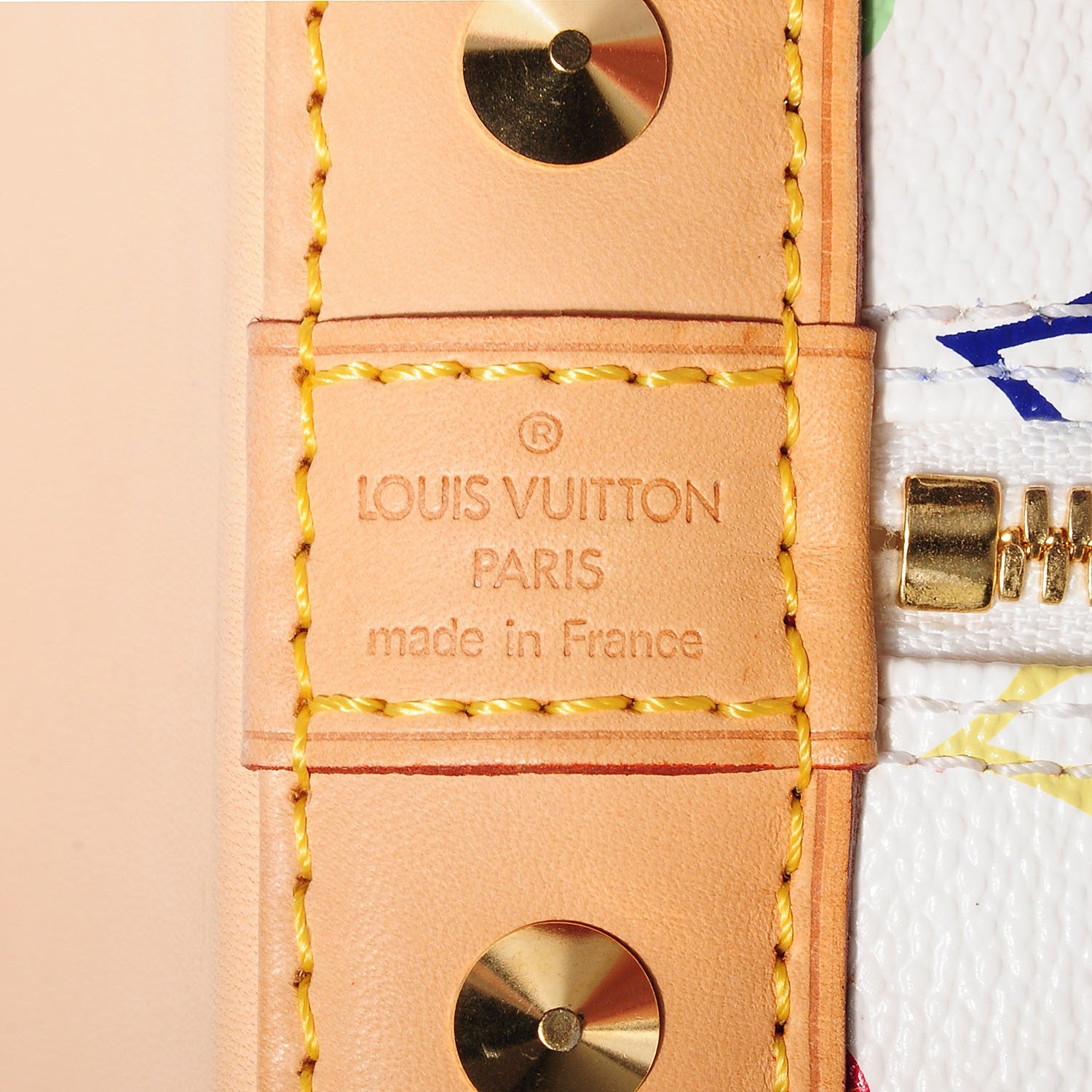 Louis Vuitton Monogram Multicolor Alma White 6 of 8