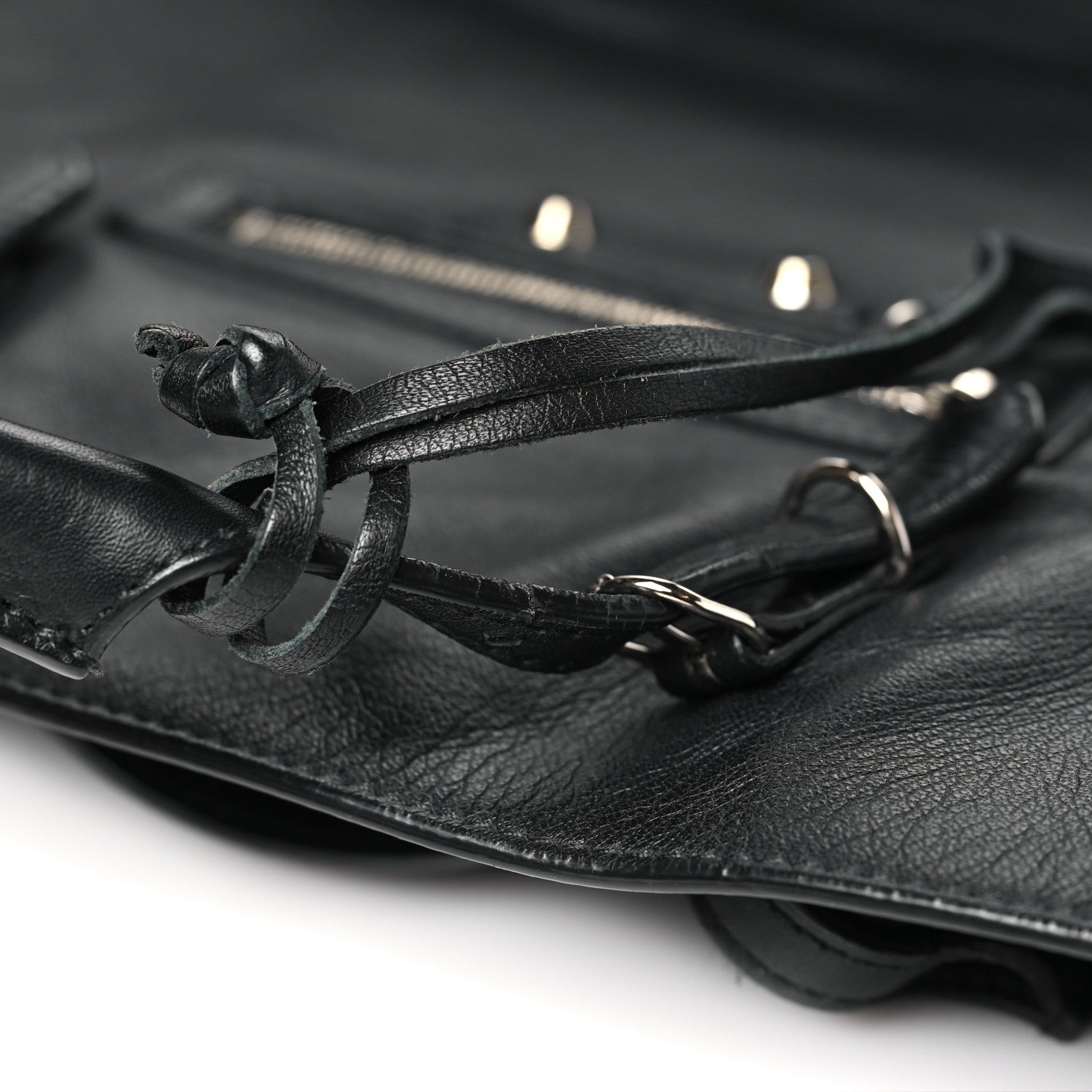 Balenciaga Supple Calfskin Papier A4 Zip Around Tote Black 13 of 13