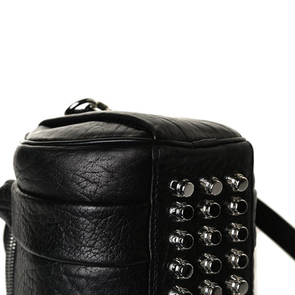 Alexander Wang Pebbled Lambskin Mini Rockie Black Rhodium Hardware 13 of 14
