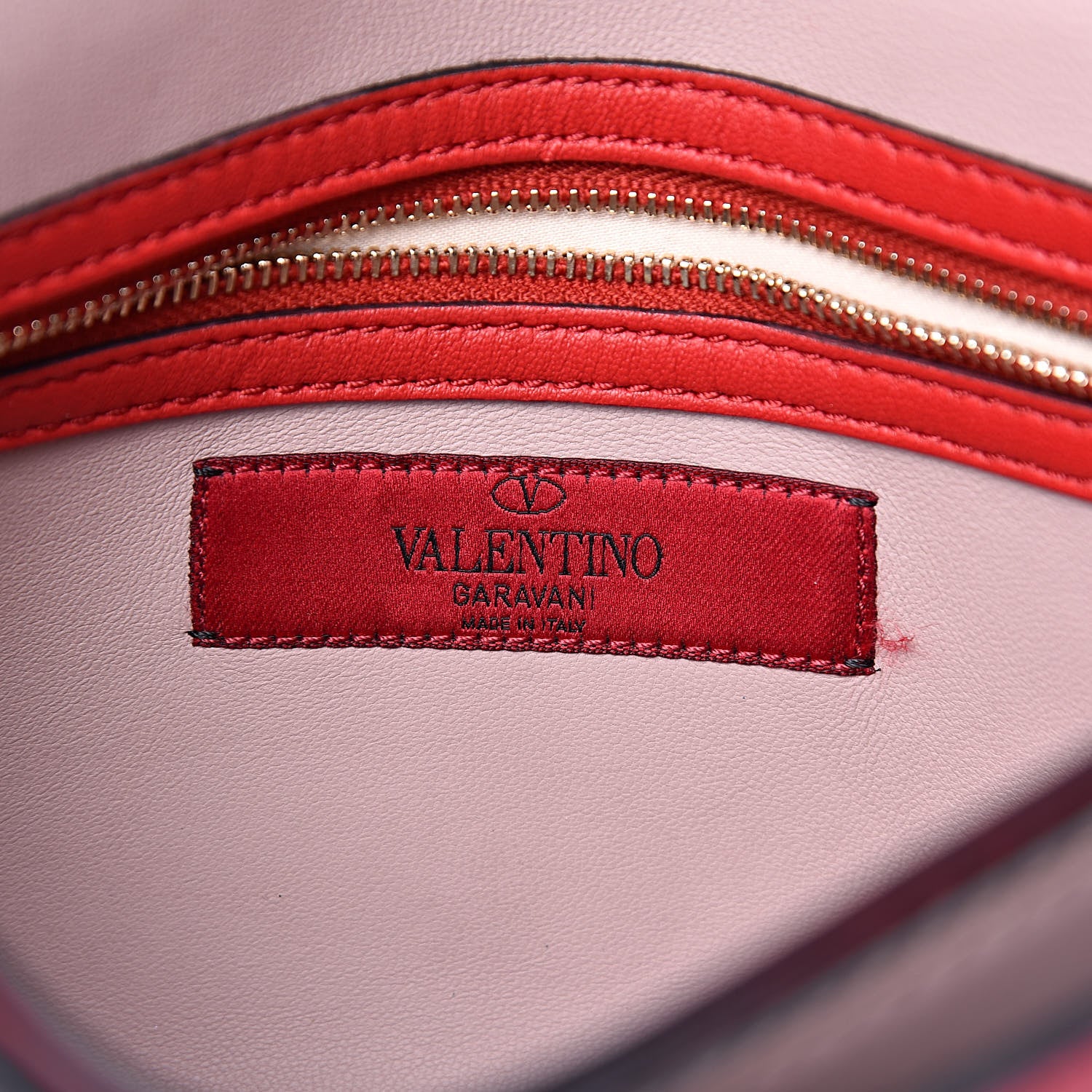 Valentino Garavani Nappa Rockstud Wristlet Clutch Rosso Valentino 6 of 8