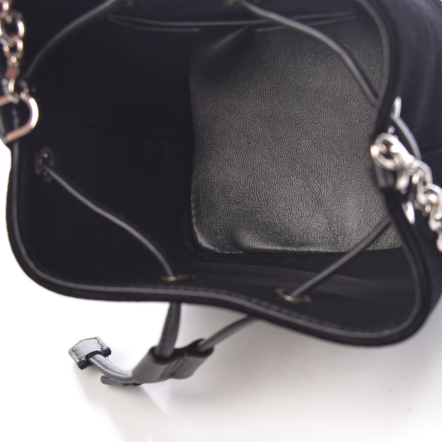 Tom Ford Velvet Crystal Mini TF Bucket Bag Black 5 of 10