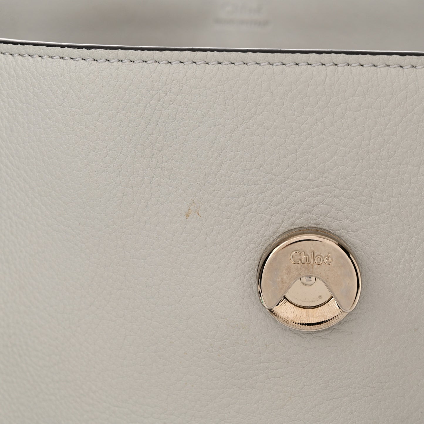 Calfskin Medium Faye Day Shoulder Bag Airy Grey