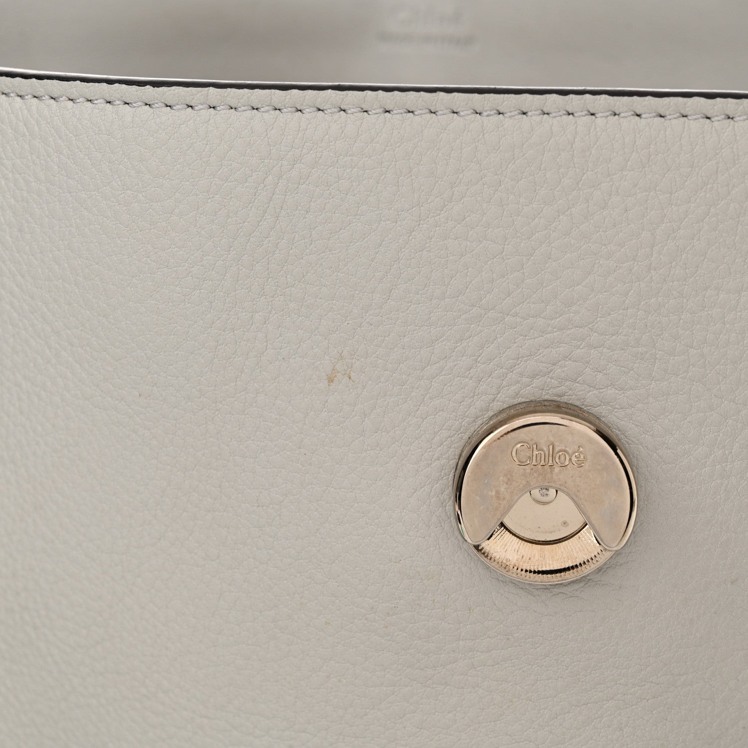 Chloe Calfskin Medium Faye Day Shoulder Bag Airy Grey 13 of 16