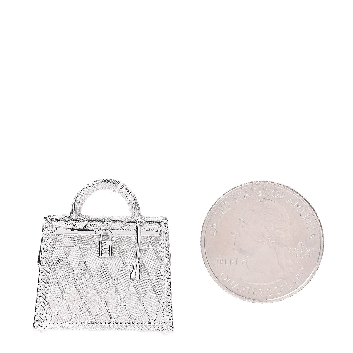 Hermes Palladium Kelly Curiosite Charm 2 of 3
