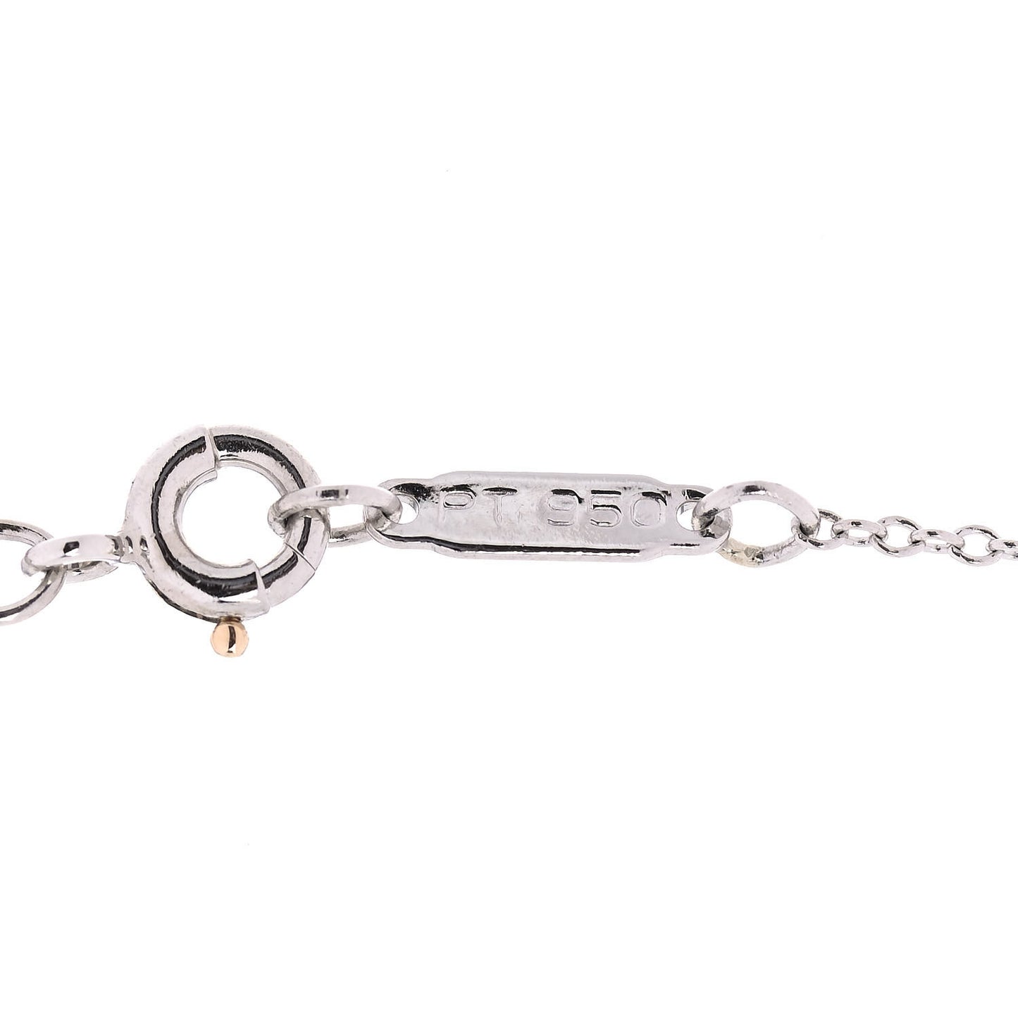 Platinum Diamond Small Cross Pendant Necklace