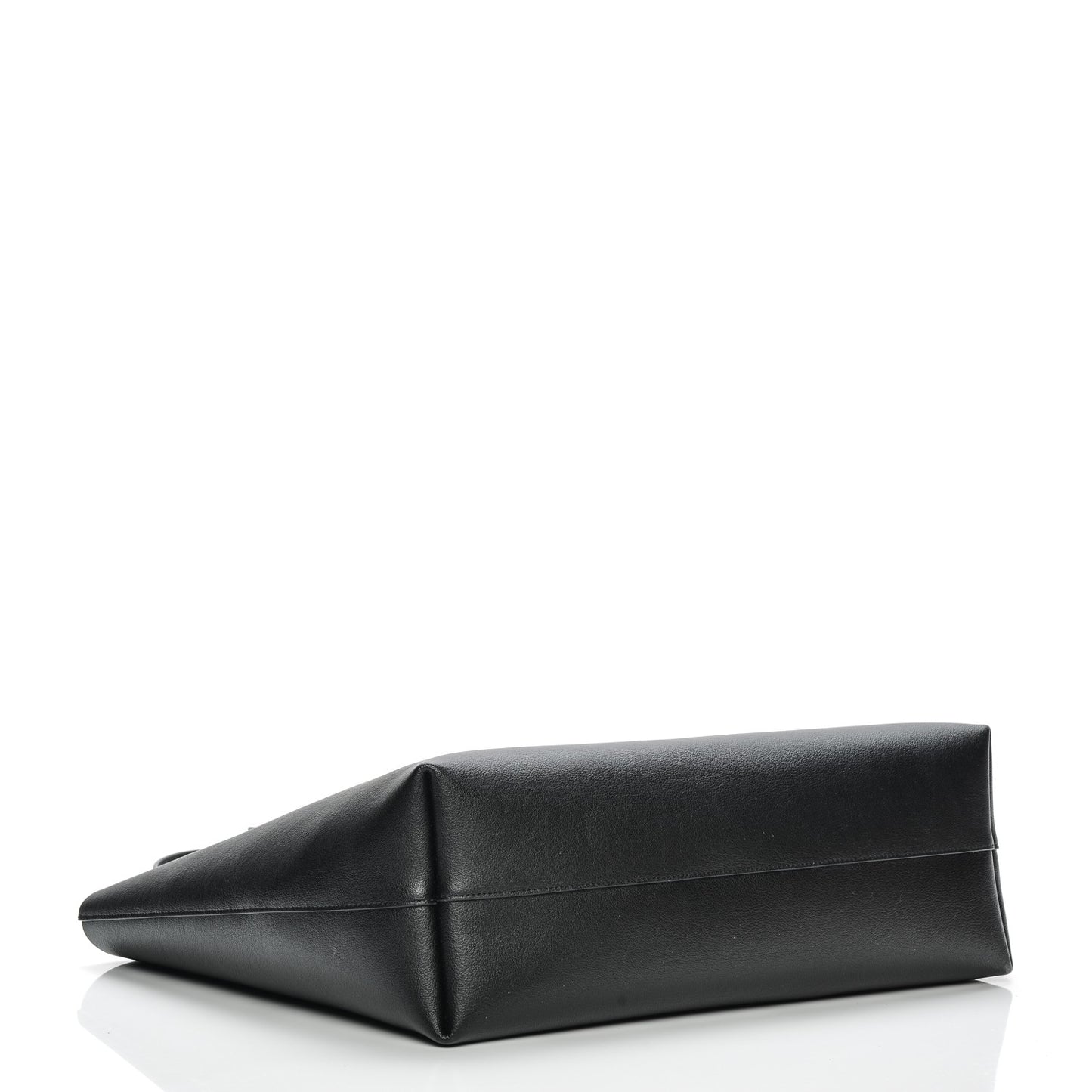 Calfskin Large Shopping Tote Black
