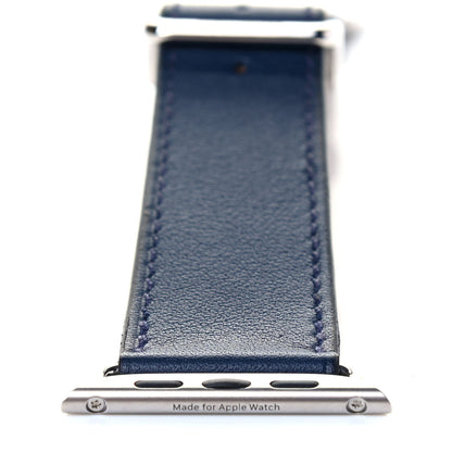 Hermes Swift 44mm Single Tour Apple Watch Strap Bleu 5 of 5