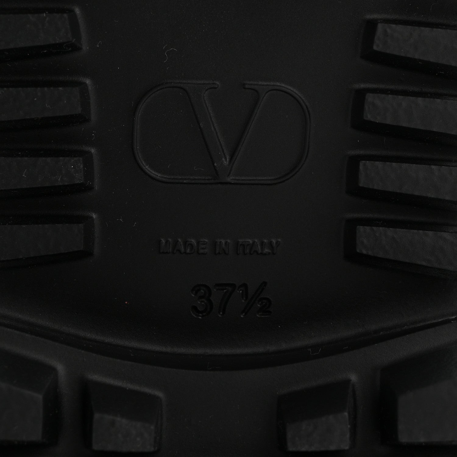 Valentino Garavani Calfskin Vlogo Loafers 37.5 Black 7 of 9