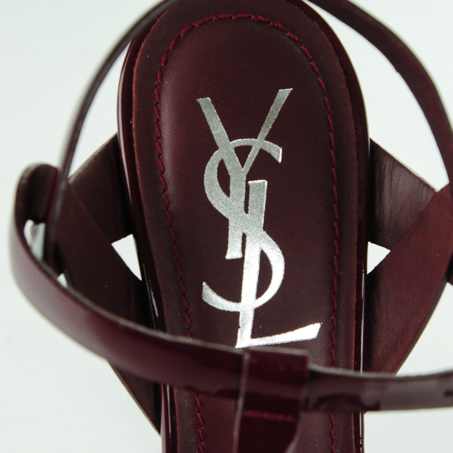 Patent Tribute 105 Platform Sandals 35.5 Bourgogne