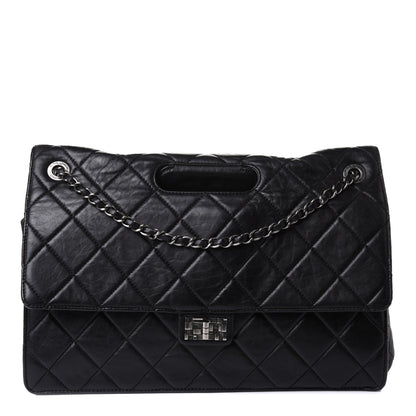 Chanel Washed Lambskin Maxi Take Away Flap Bag Black 1 of 16