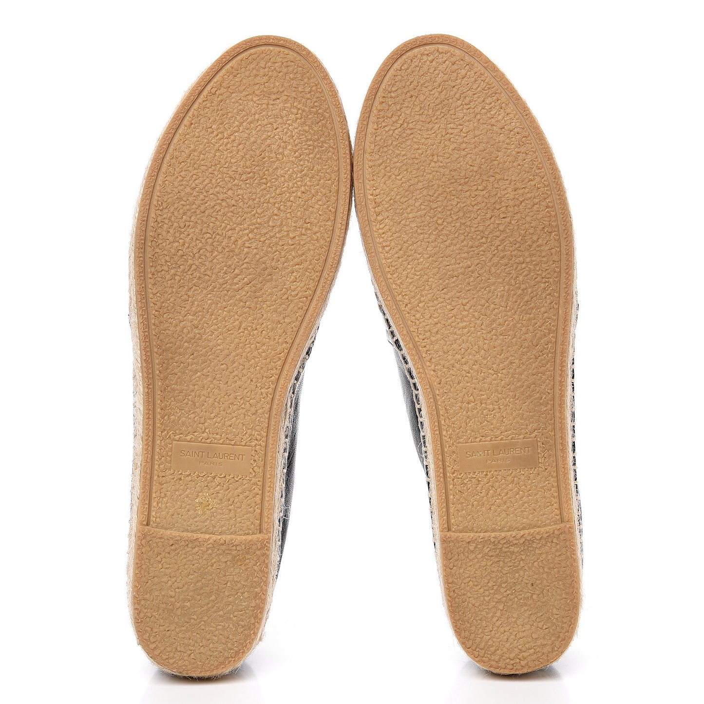 Lambskin Monogram Espadrilles 39.5 Black