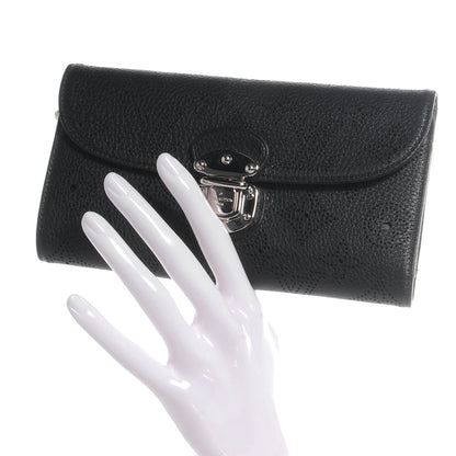 Louis Vuitton Mahina Amelia Wallet Noir 2 of 7