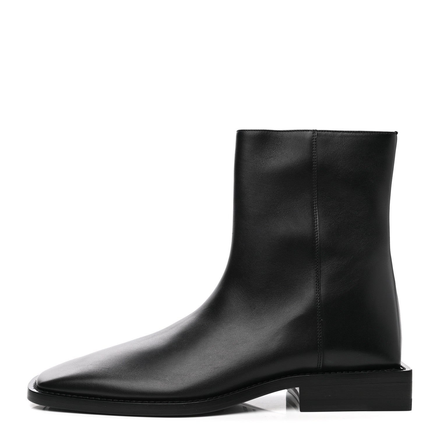 Balenciaga Calfskin Soft Rim Ankle Booties 40 Black 1 of 7