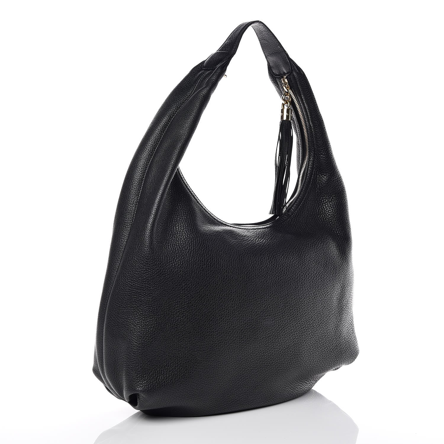 Gucci Pebbled Calfskin Soho Hobo Black 3 of 12