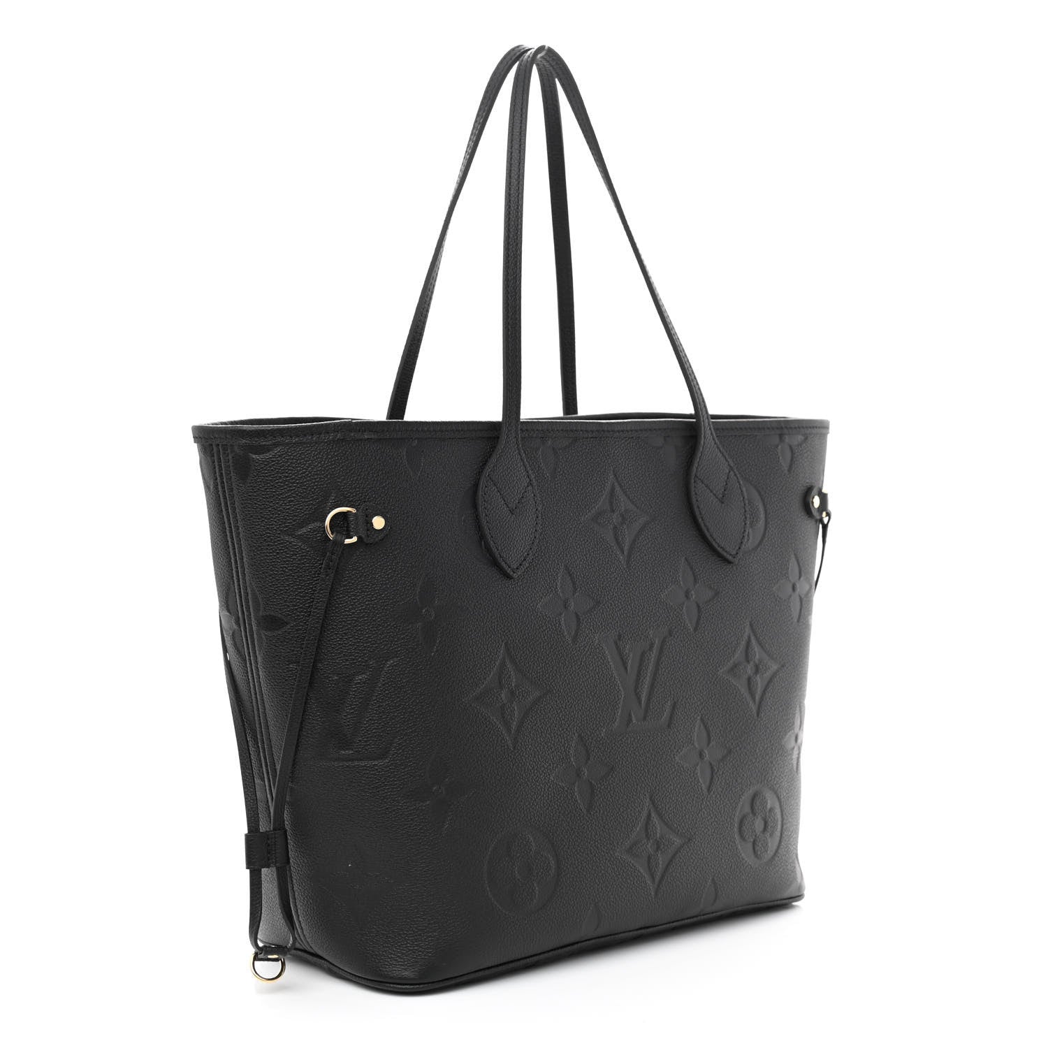 Louis Vuitton Empreinte Monogram Giant Neverfull MM Black 4 of 11