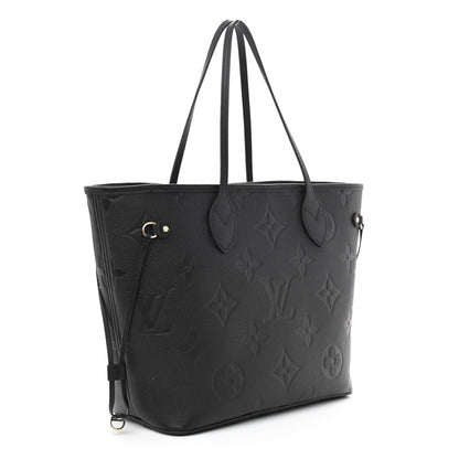 Louis Vuitton Empreinte Monogram Giant Neverfull MM Black 4 of 11